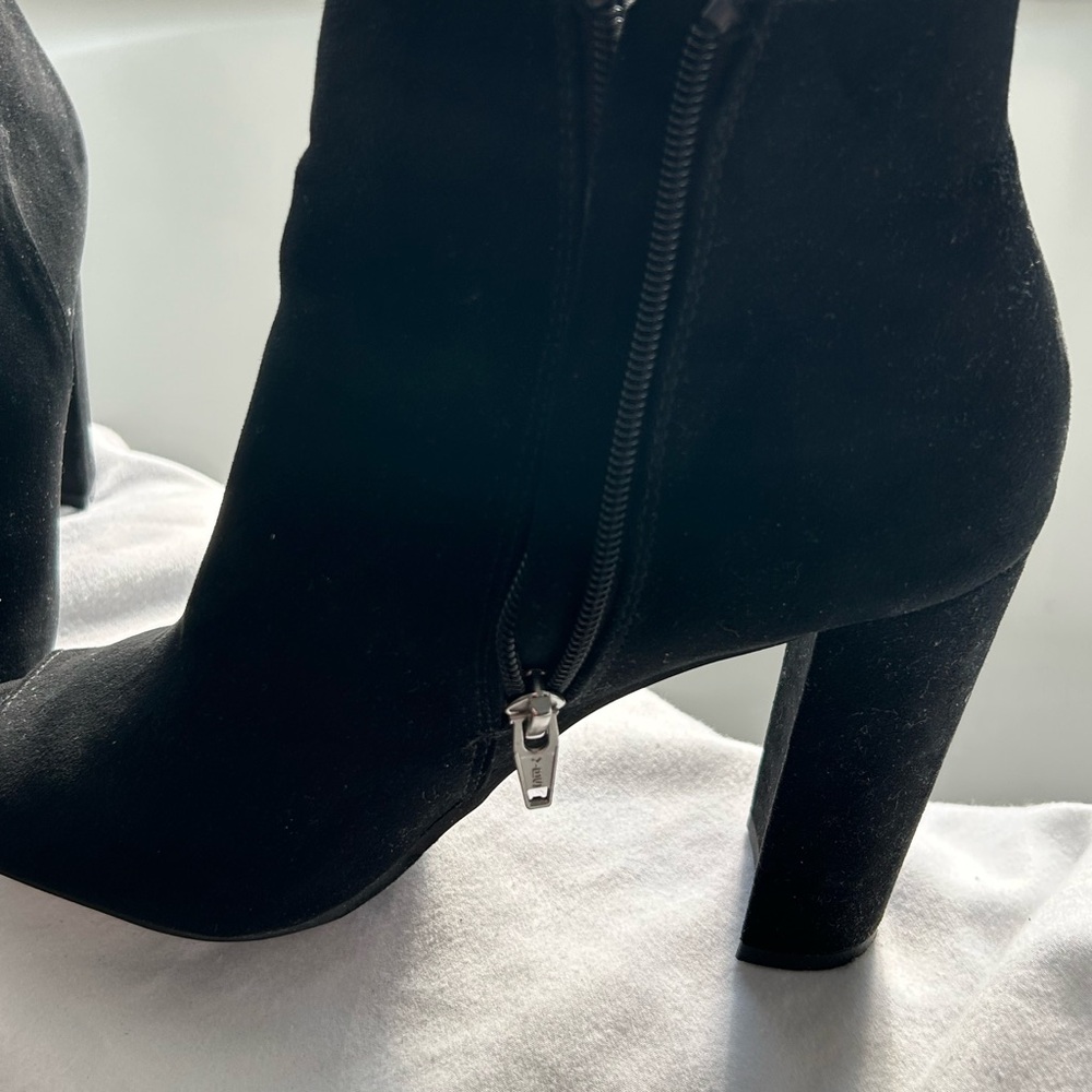 Merona Black Heeled Boots for Women
